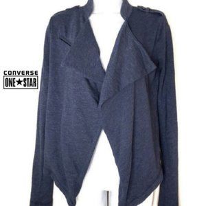 Converse One Star women's open front cardigan